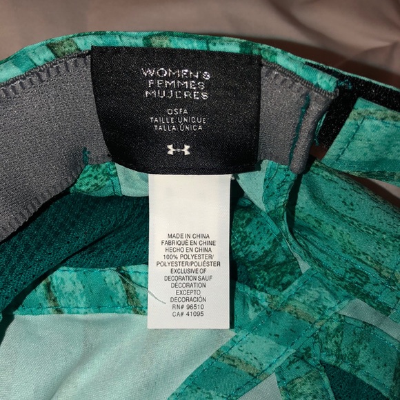Green, reflective UA hat - Picture 2 of 2